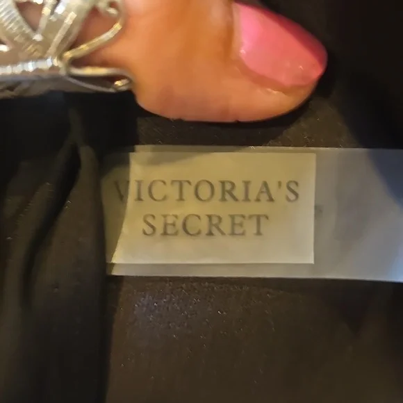 Victoria's Secret Black Tie Bikini Top with Gold Detail - Picture 5 of 8